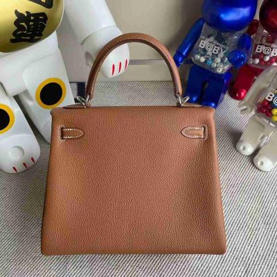 wholesale quality hermes kelly 25 brown